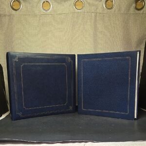 2 Photo Albums 4x6 Photo Sleeves Leather Cover Extra Large Capacity